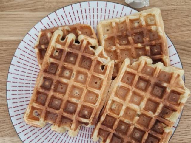 Recette des gaufres légères   pour le petit déjeuner ou le gouter